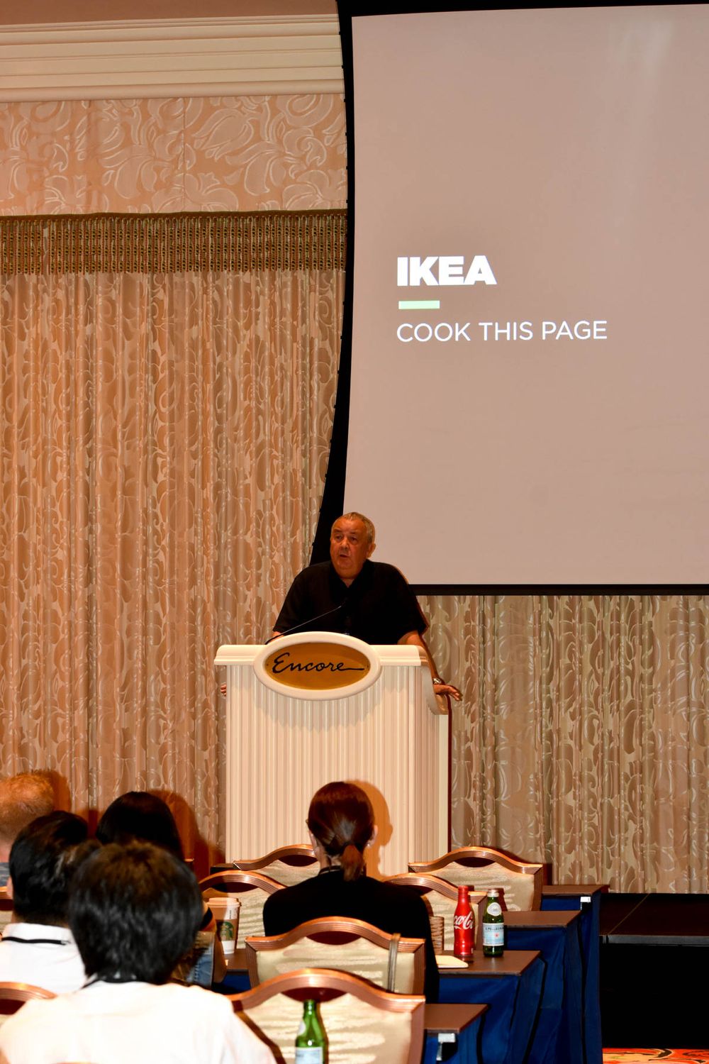 Mark Tutssel speaking at Creative LIAisons