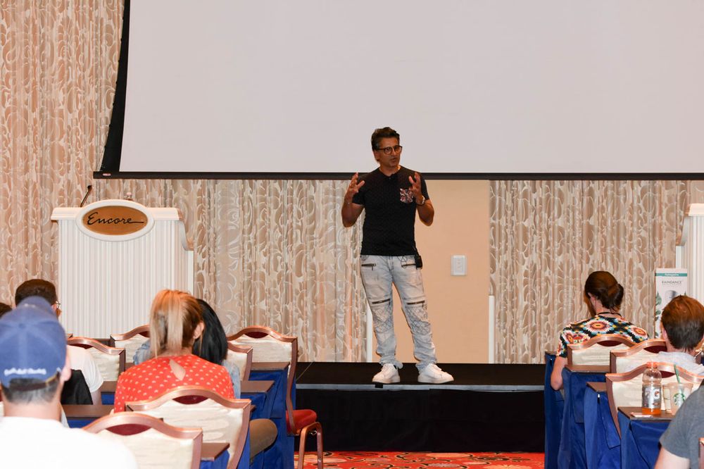 Sonal Dabral speaking at Creative LIAisons