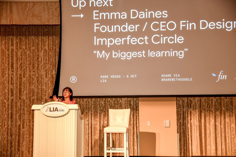 Emma Daines Speaking at the RARE Masterclass