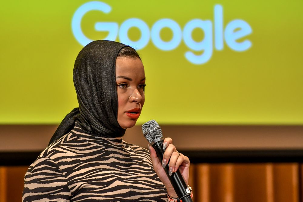 Blair Imani speaking at RARE Masterclass