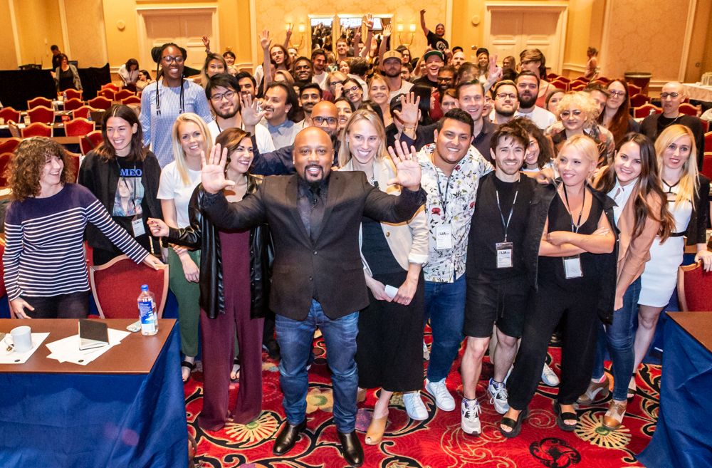 Crowd Selfie with Daymond John
