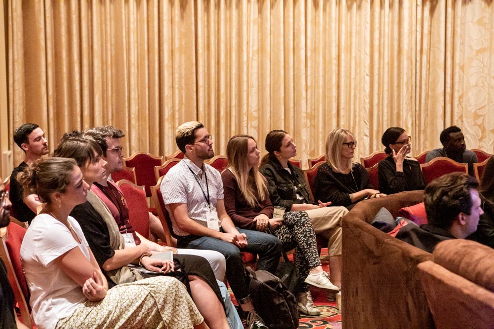 Creative LIAisons Attendees look on as the Production & Post-Production jury votes on the winners