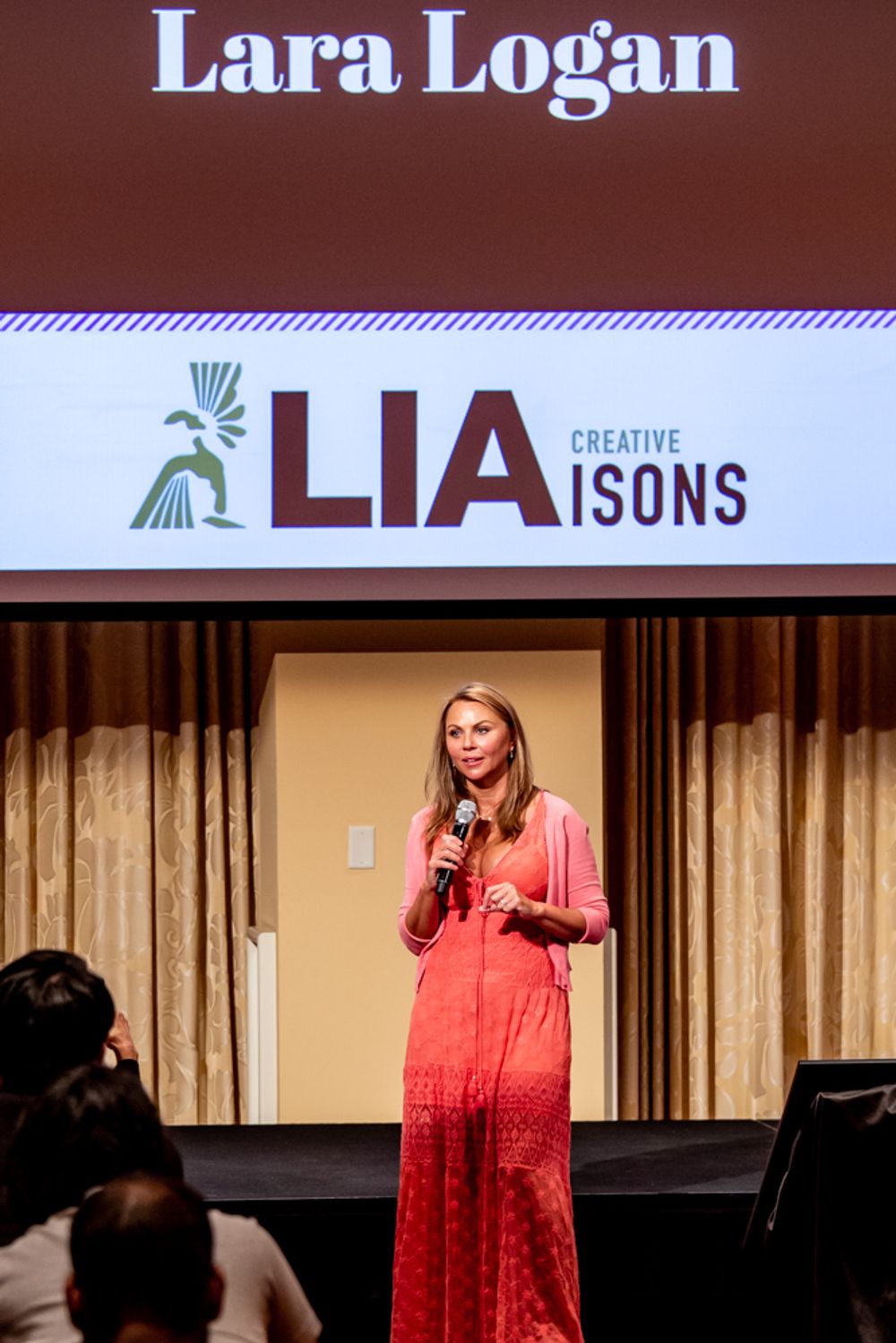Lara Logan speaks to the Creative LIAisons