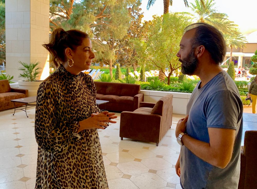 Liz Taylor and Fred Levron