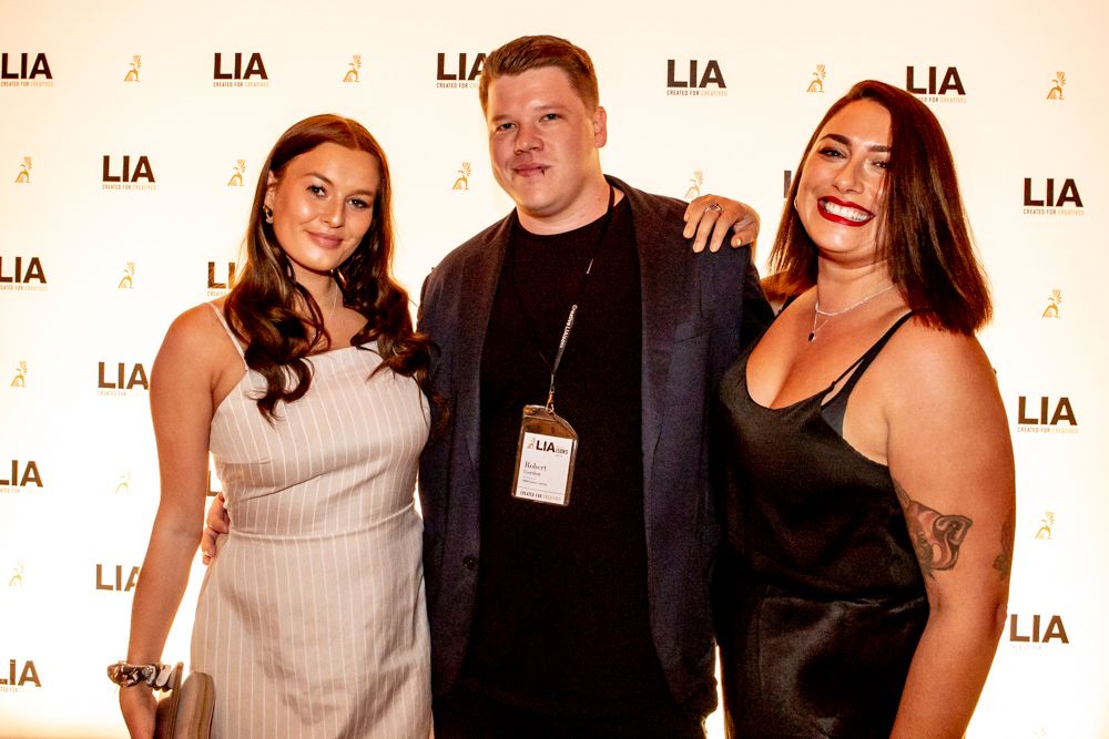 Lily Craigen, Robert Gordan and Jessica Belgiovane