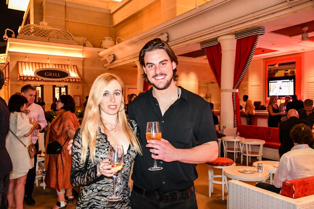 Laurissa Levy and Sebastian Covino
