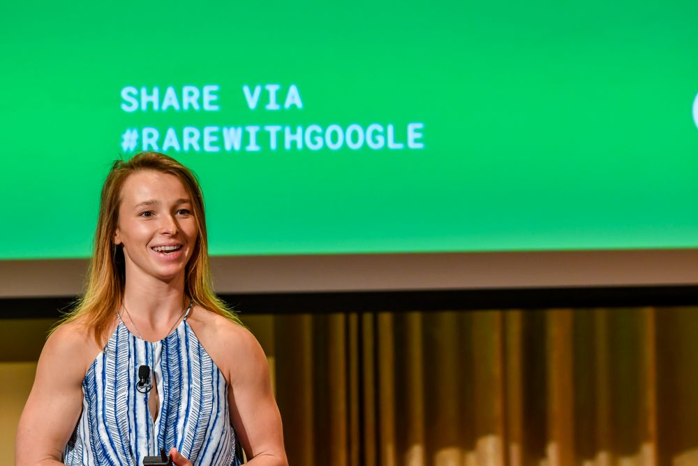 Sarka Pancochova speaking at RARE Masterclass