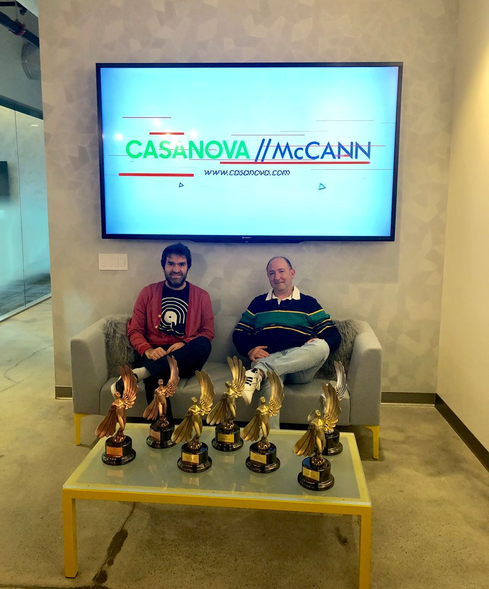 Fernando Poblete, Creative Director and Elias Weinstock, Chief Creative Officer