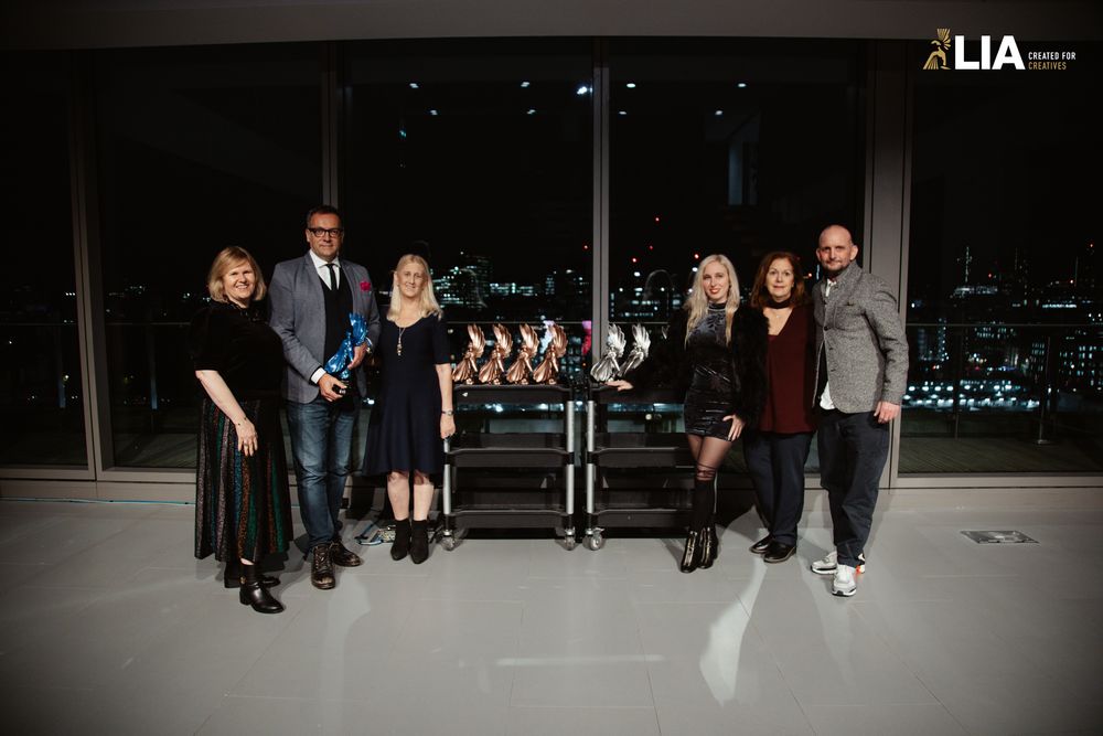 The LIA Team Presents Ogilvy UK and Ogilvy Europe with their awards. Stephan Vogel Made a Special Appearance