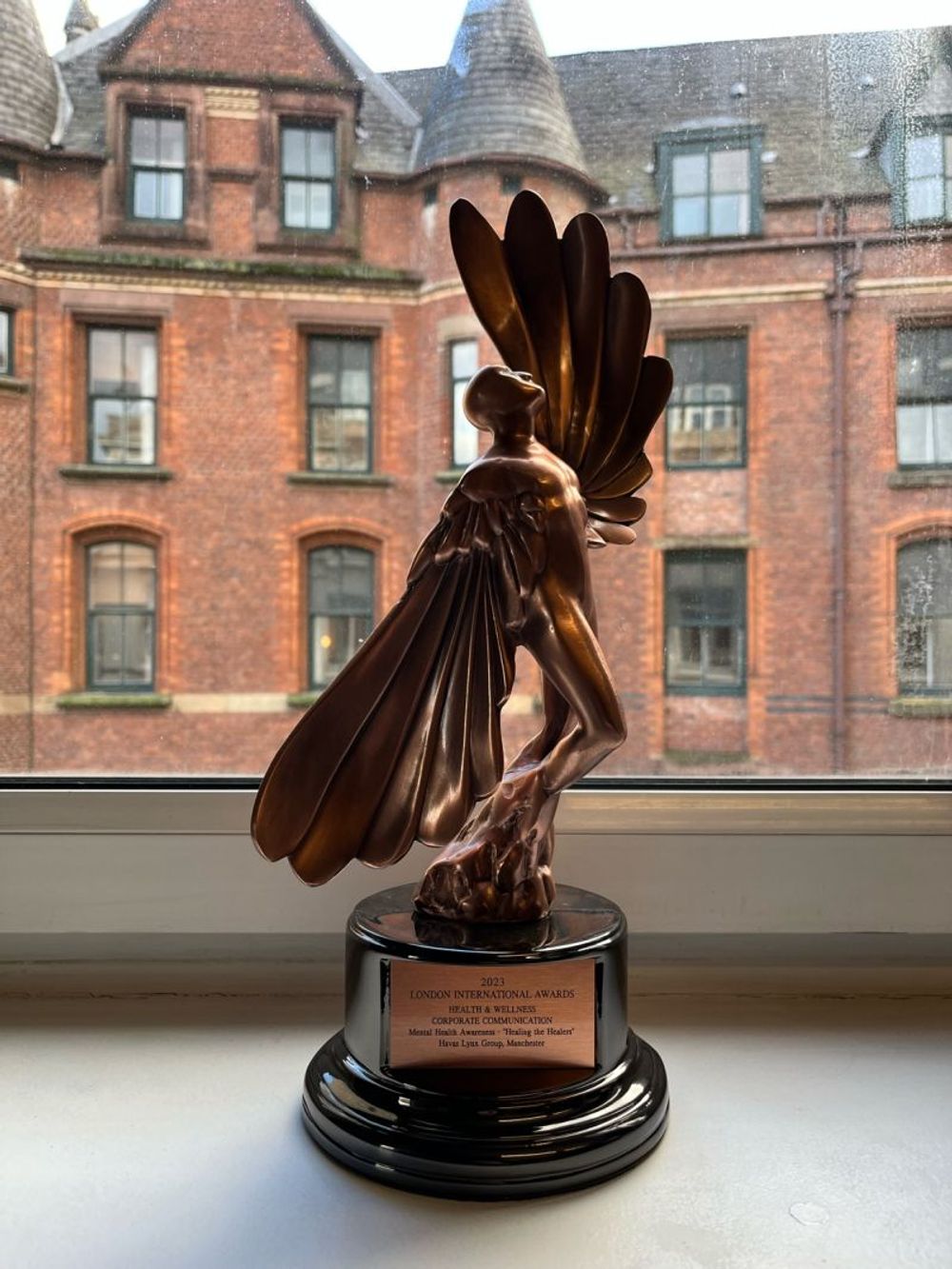Havas Lynx Group Manchester with their LIA Award