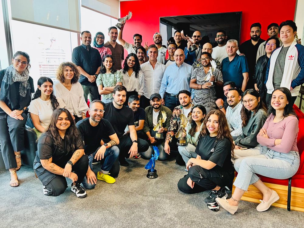 ImpactBBDO, Dubai with their LIA Awards