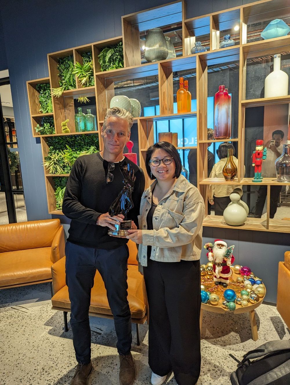 Honest Eggs Co. Receives their LIA Client of the Year Statue