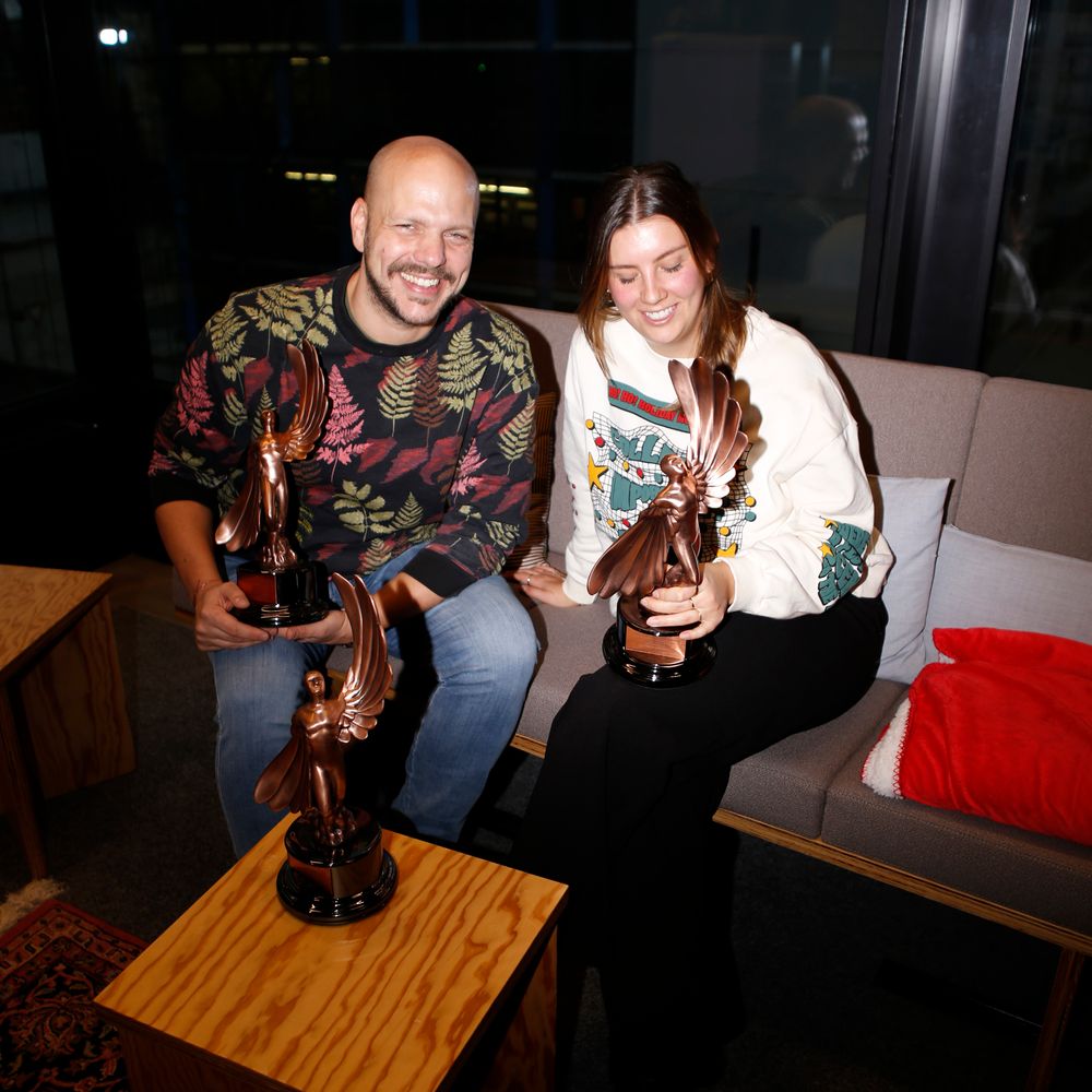 Serviceplan Group, PENNY The Rift-Team receives their LIA statues!
