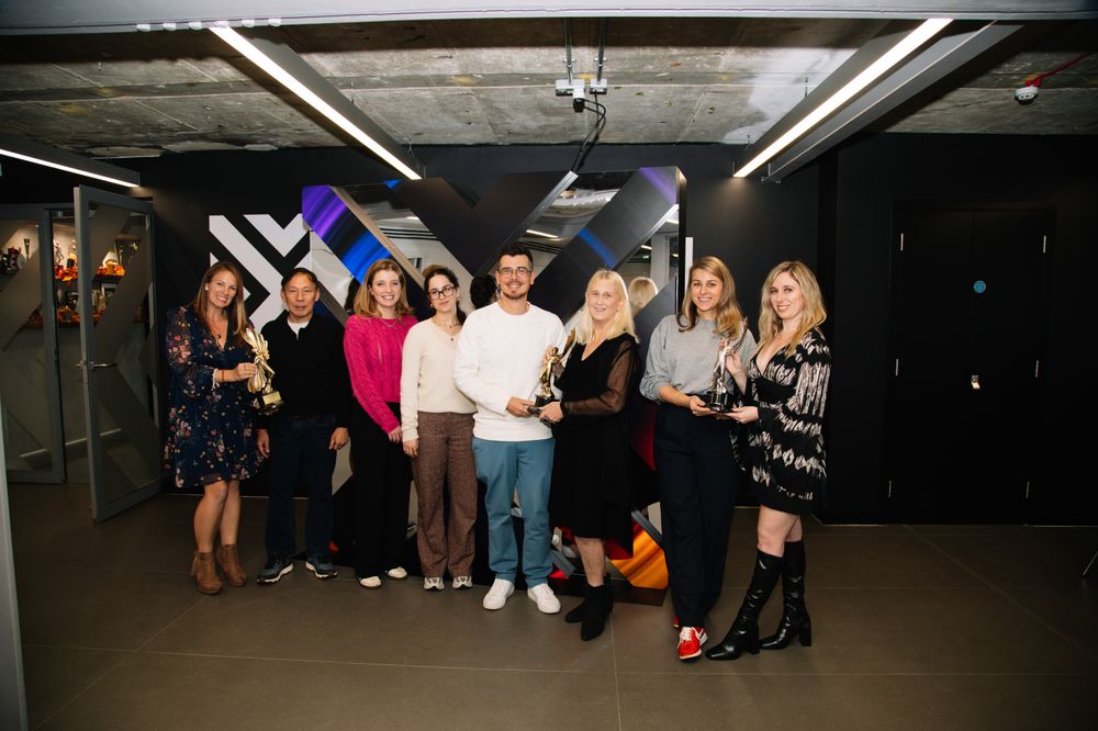 Presenting VML UK with their LIA Awards