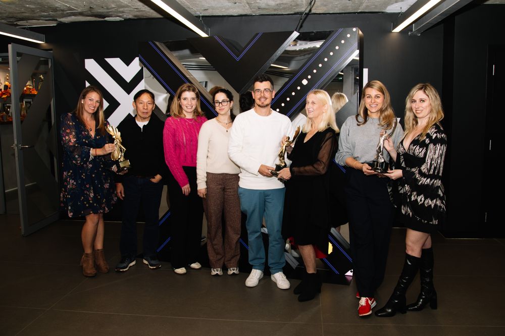 Presenting VML UK with their LIA Awards