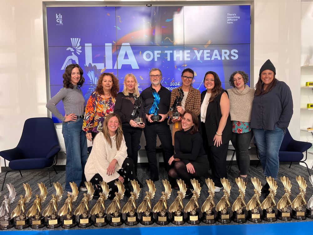 Presenting Klick Health with Global and North America Independent Health & Pharma Agency of the Year and their client, Café Joyeux, being awarded Health & Pharma Client of the Year