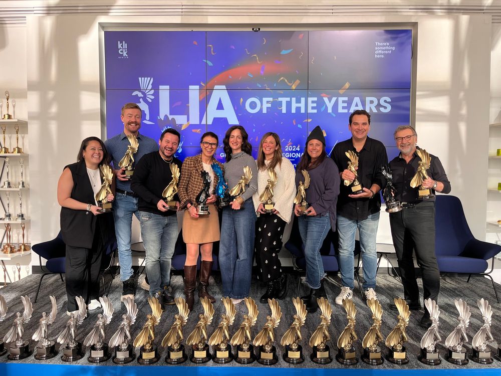 Presenting Klick Health with Global and North America Independent Health & Pharma Agency of the Year and their client, Café Joyeux, being awarded Health & Pharma Client of the Year