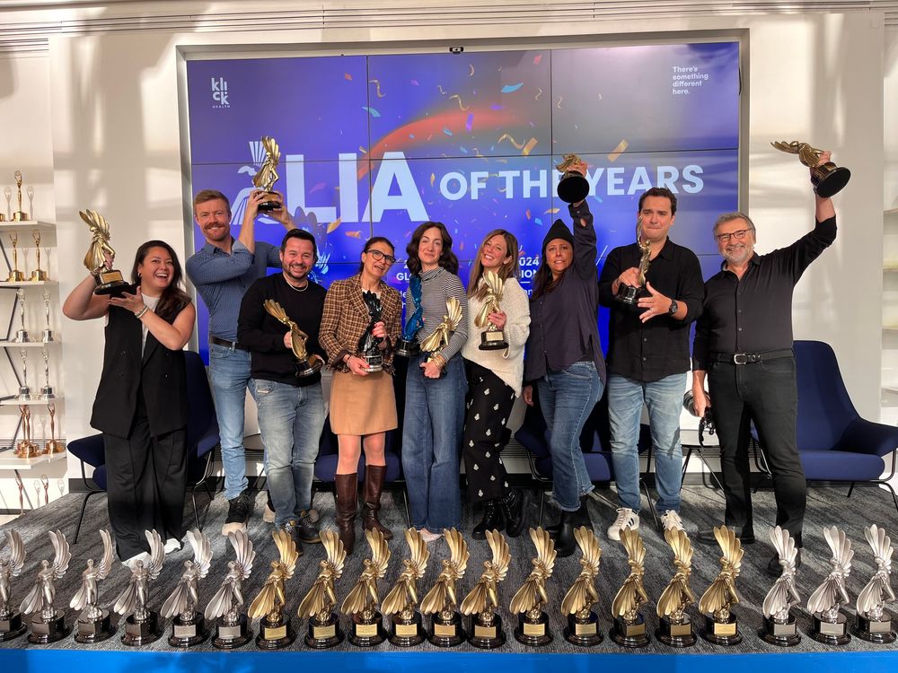Presenting Klick Health with Global and North America Independent Health & Pharma Agency of the Year and their client, Café Joyeux, being awarded Health & Pharma Client of the Year