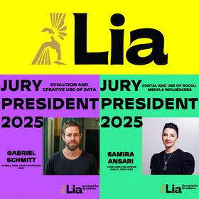 Insider Issue 399: Gabriel Schmitt, Global CCO of Grey and Samira Ansari, CCO of Ogilvy NY Will Lead Two of LIA's 2025 Juries